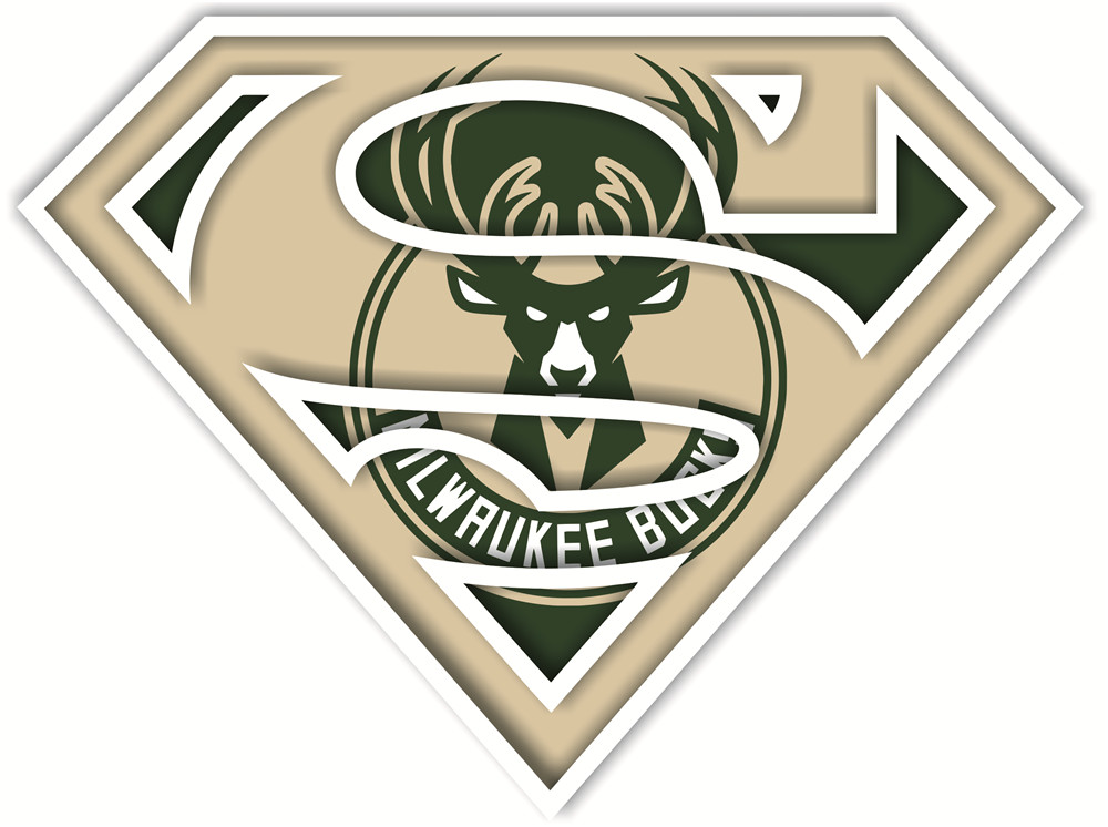 Milwaukee Bucks superman iron on heat transfer Milwaukee Bucks superman iron on heat transfer